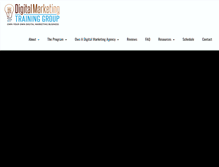 Tablet Screenshot of digitalmarketingbusiness.com